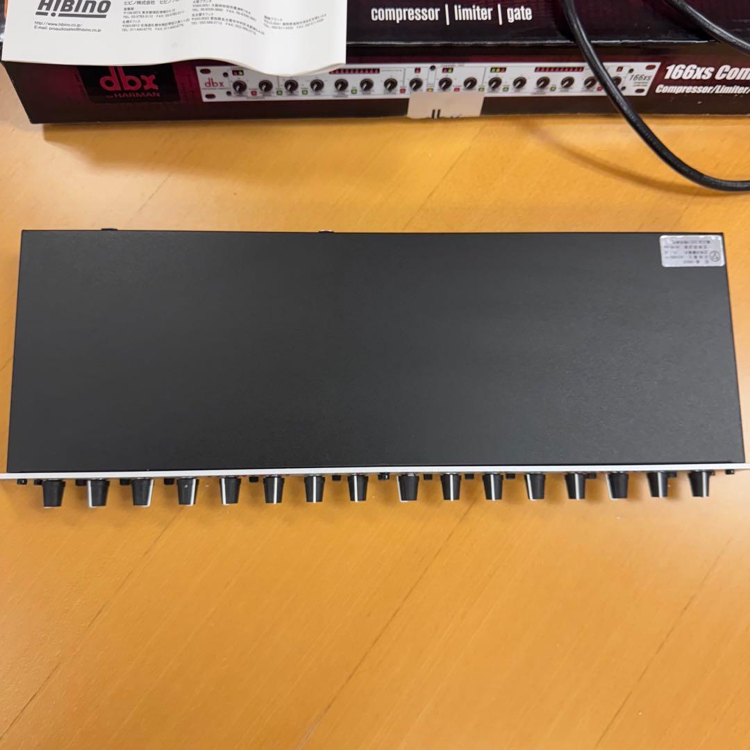 dbx 166xs Compressor 2チャンネル
