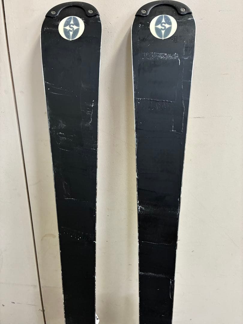 KEO'S 165 スキー板 赤/黒 バインディング付き