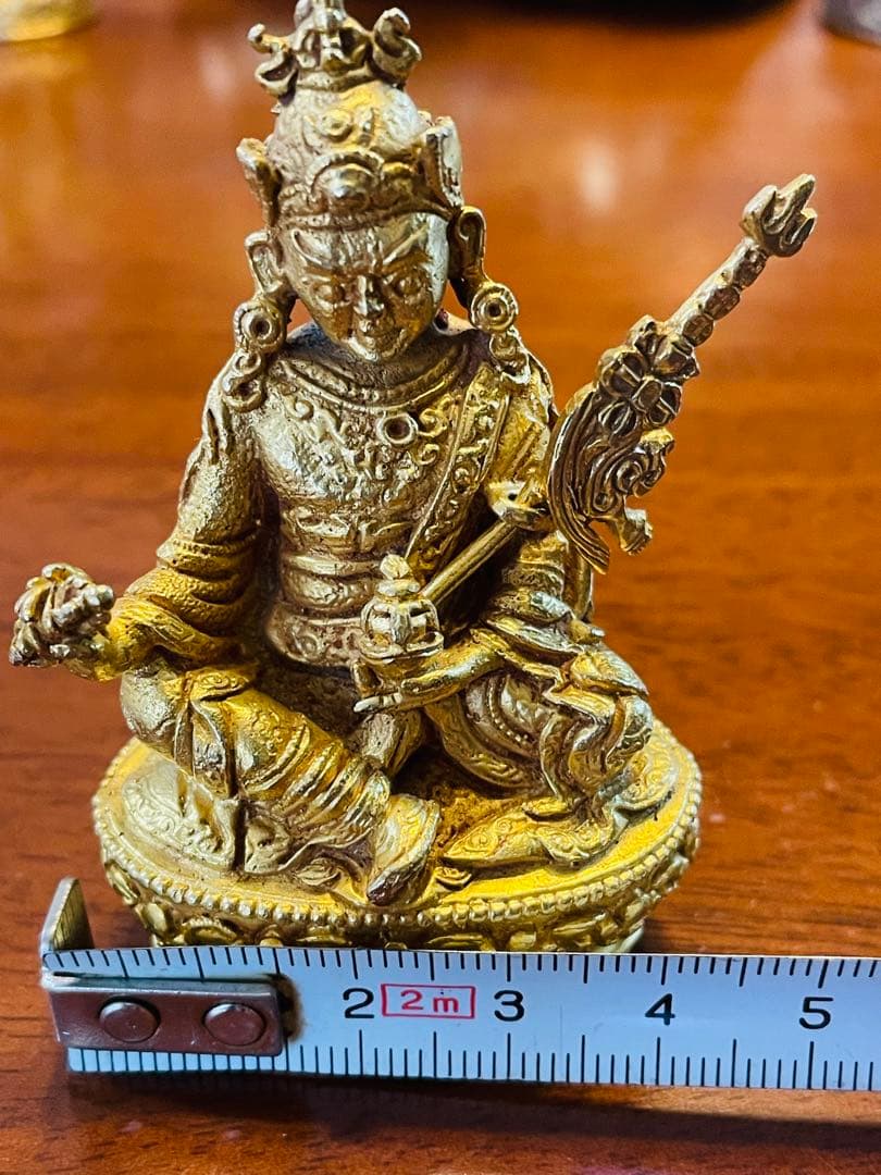 SALE【新品 送料無料】チベット密教の祖　パドマサンバヴァ 開祖 仏像 鍍金