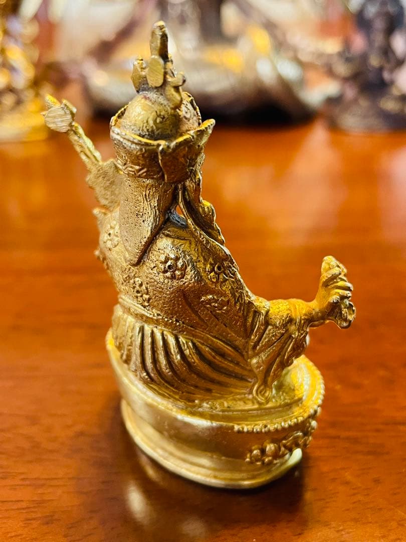 SALE【新品 送料無料】チベット密教の祖　パドマサンバヴァ 開祖 仏像 鍍金