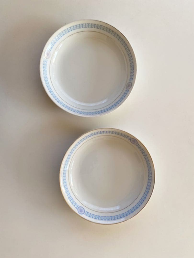 名古屋鉄道局記念皿　2set オールドノリタケ