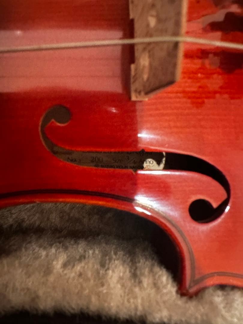 【美品】 スズキ バイオリン No.200 3/4サイズ 2005年製