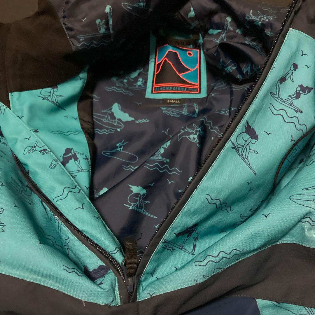 エアブラスター トレンチオーバー ジャケット サーフ柄