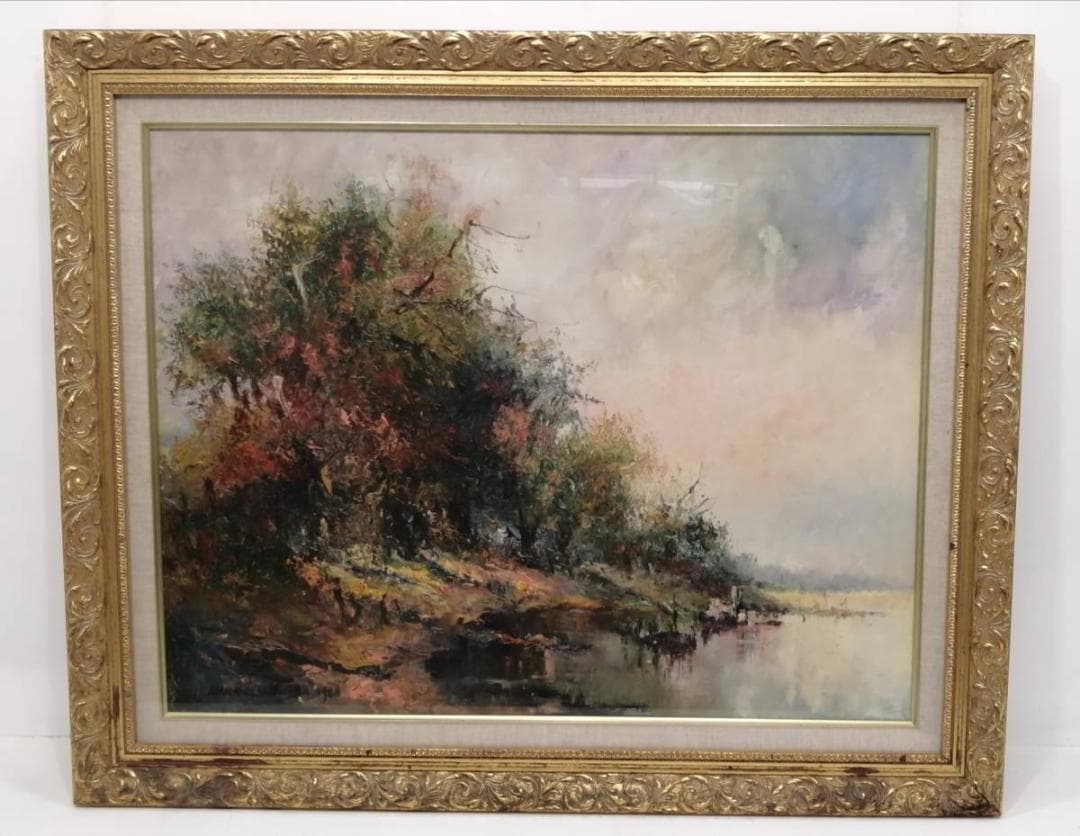 1【真作】 アンナ・オルシェウスカ 風景 1988年 ポーランド N-9