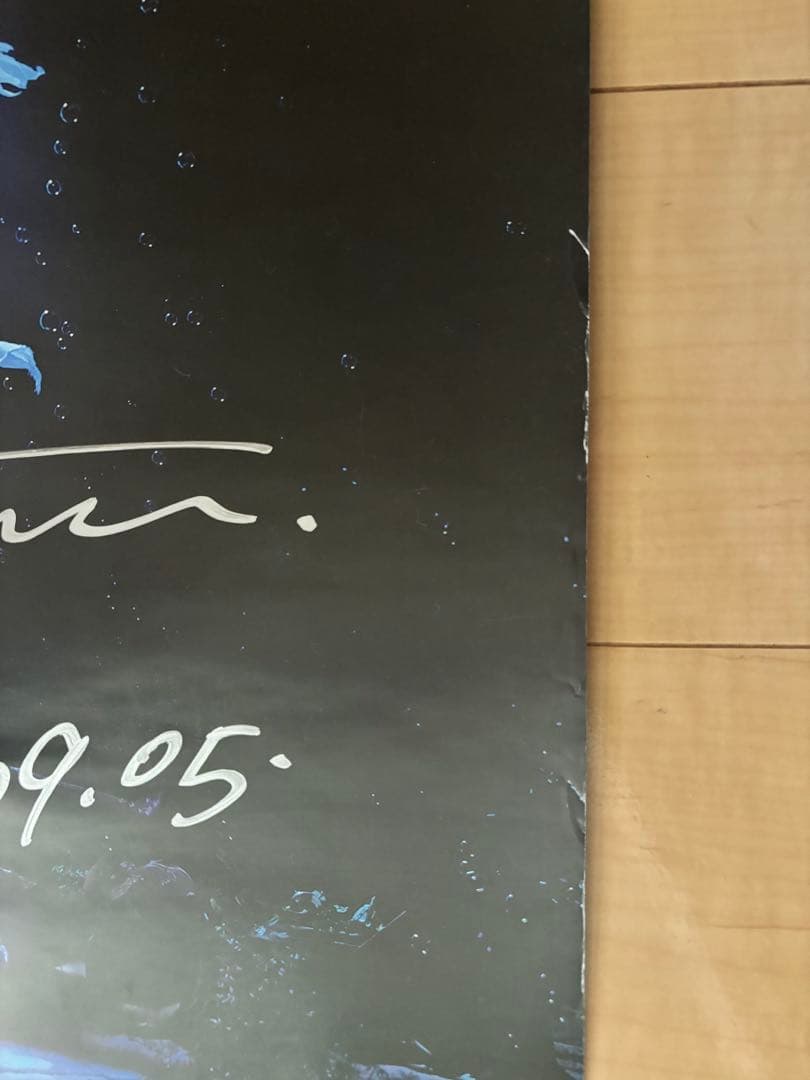 Aimer 「誰か、海を。」 直筆サイン入り ポスター