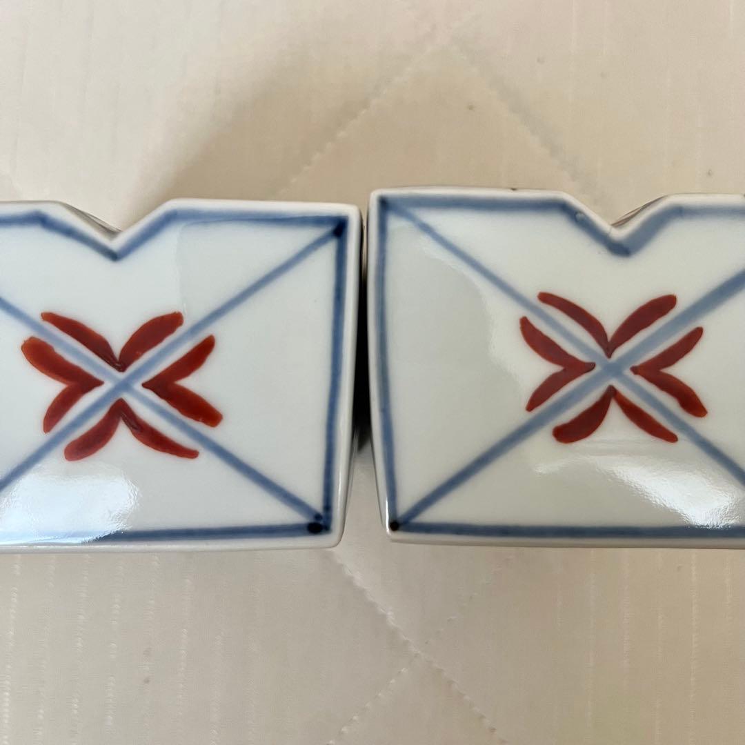 人間国宝　富本憲吉？　色絵　灰皿　2個セット 木箱付き