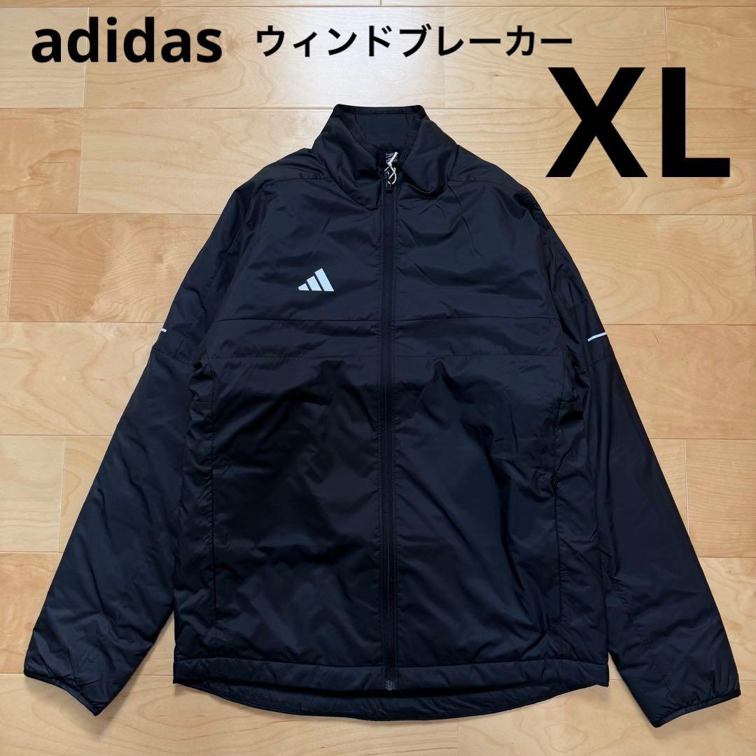 adidas アディダス　ウィンドブレーカー　テニスウェア　黒ブラック　XL新品