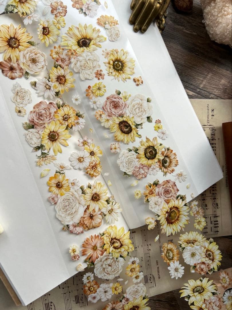 梦岛日记《向阳》海外マスキングテープ　マステ 【2318】