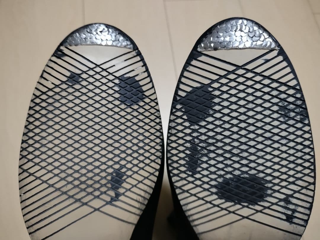 【美品】フラメンコブーツ OSUNA 44 釘ありブラック メンズシューズ ボタ