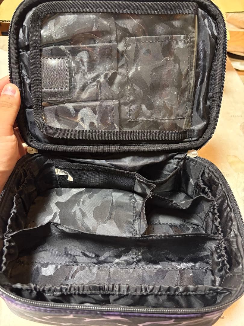 【状態ランク お得さ：ss】紫のアクセサリーポーチとウェア3枚スターターセット