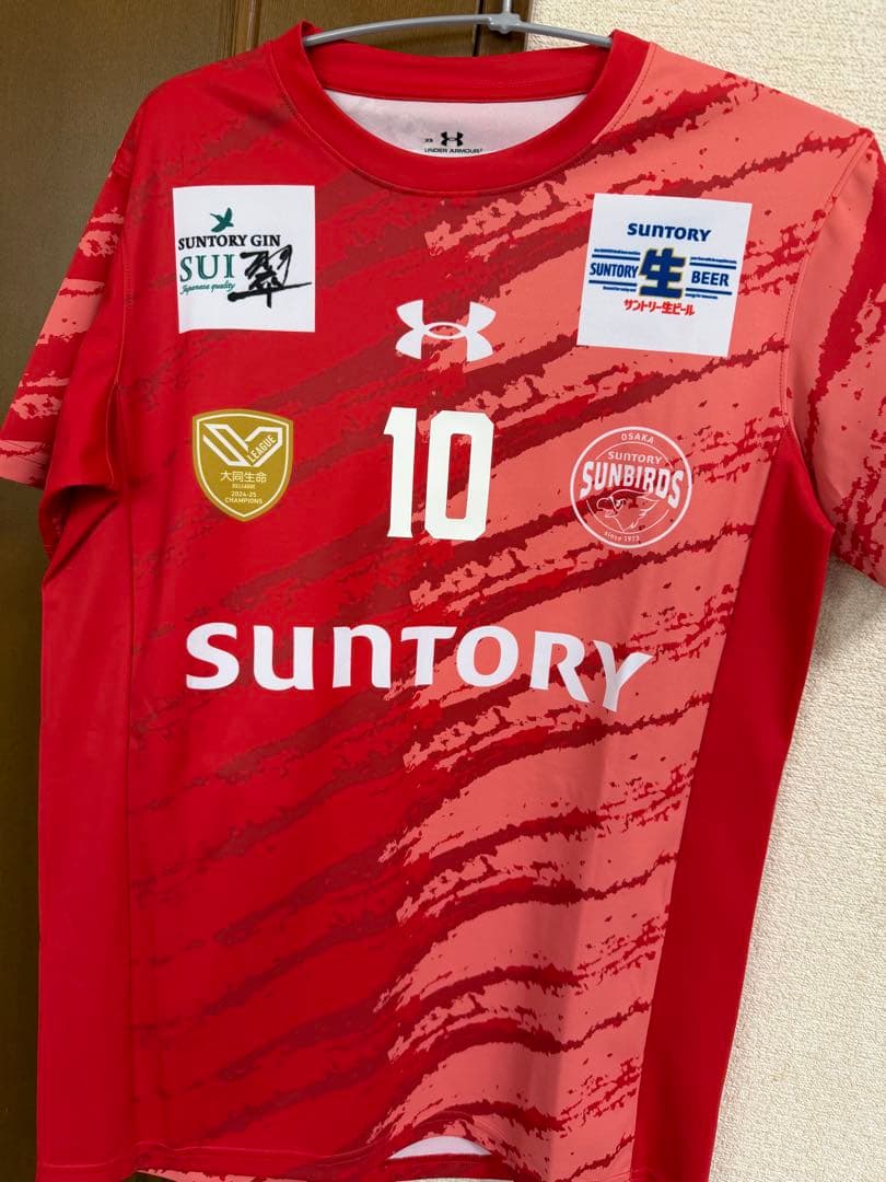 サントリーサンバーズ大阪　小川智大 レプリカユニフォーム　10 XS