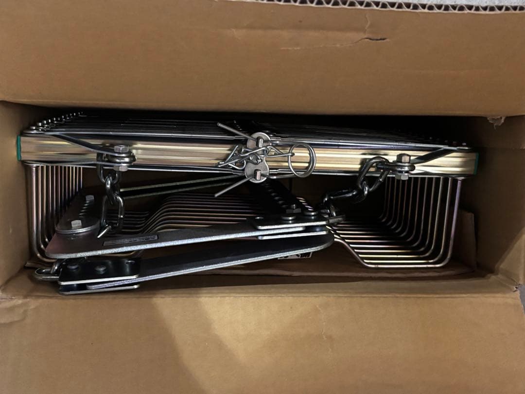 ORIRO金属製折りたたみ式避難はしご 自在フック