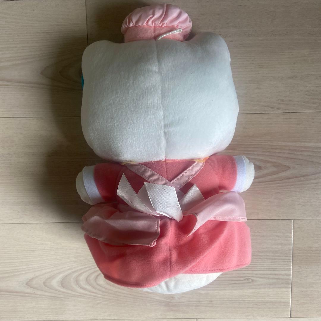 サンリオ　ハローキティ ぬいぐるみ ナース　ピンク　フルーツ　平成レトロ　特大