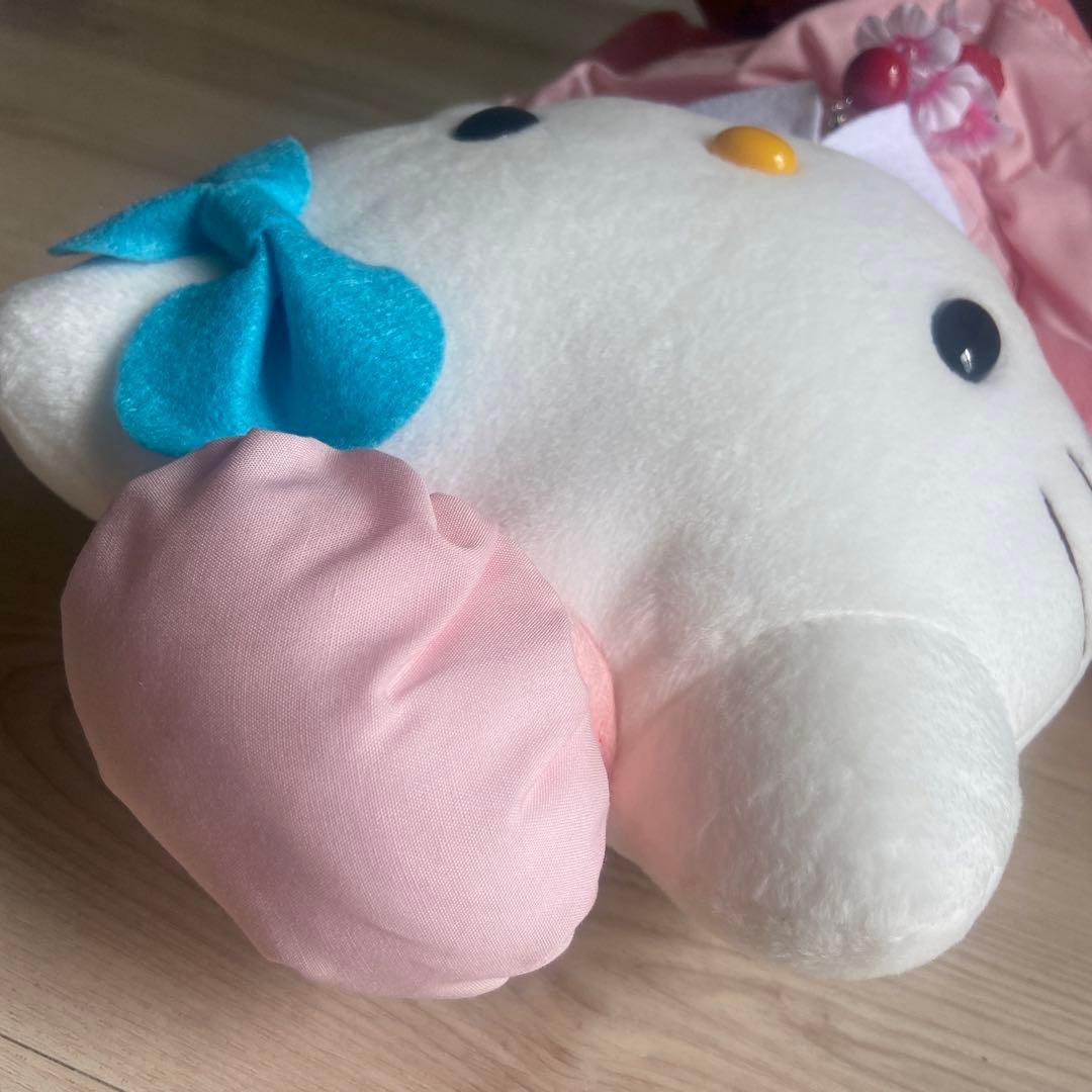 サンリオ　ハローキティ ぬいぐるみ ナース　ピンク　フルーツ　平成レトロ　特大