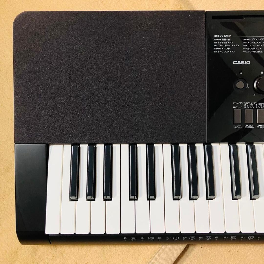 【美品】CASIO 電子キーボード WK-245 動作品 カシオ 76鍵盤