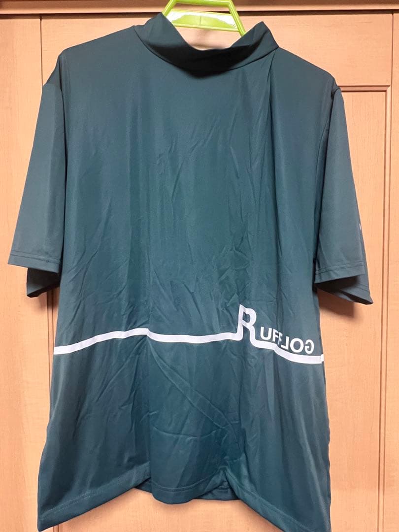 「美品」RUFFLOG　ラフロッグ　モックネック　Lサイズ 半袖シャツ