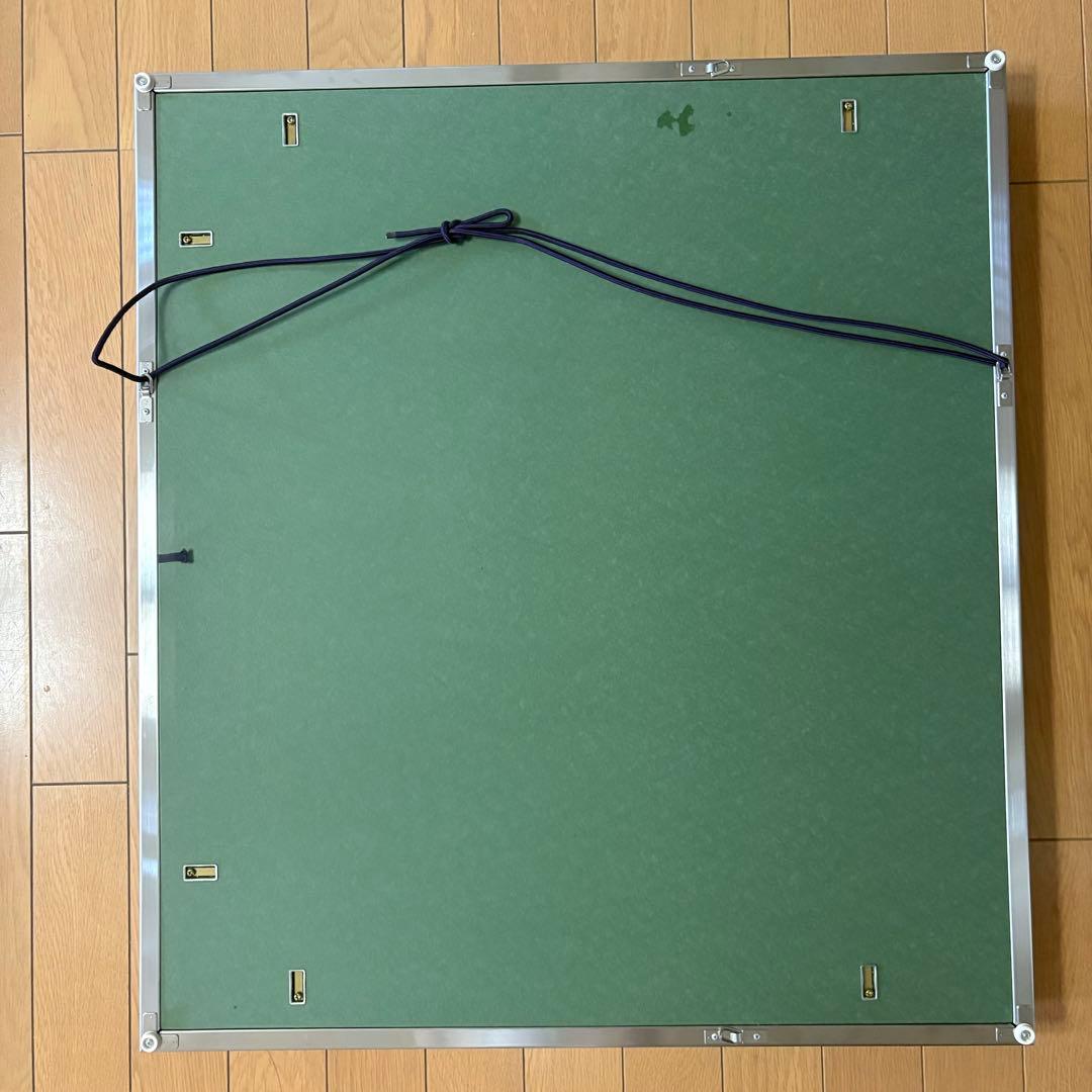 堀江浮水 額装 美人画 日本画 着物