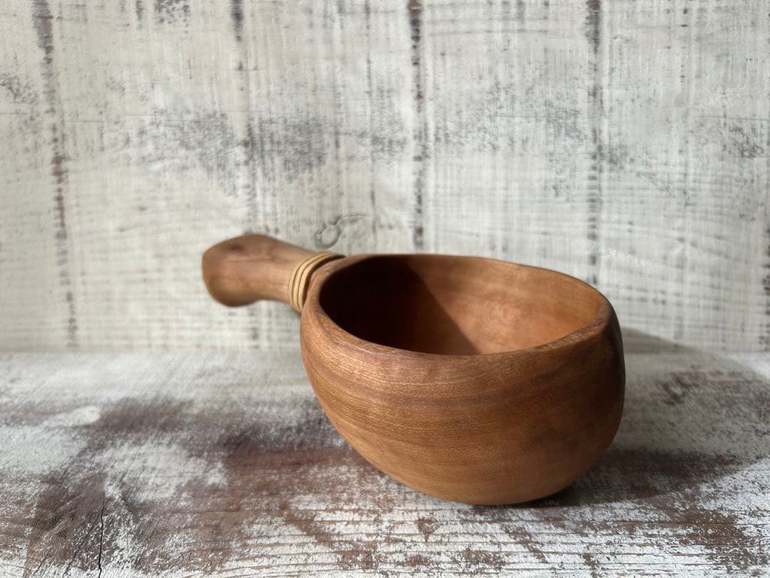 sunswood サンズウッド　ククサ　山桜　手彫り　一点もの