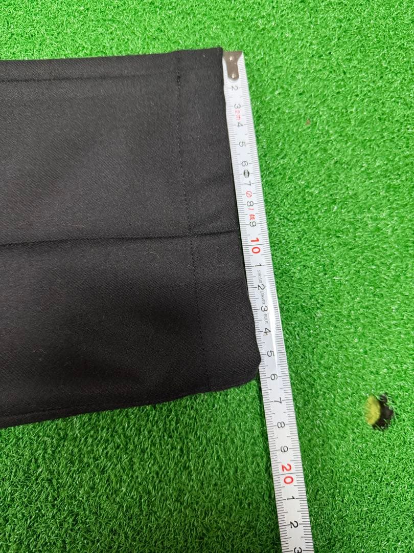 BRIEFING ブラックソフトサーモパンツ ジッパーポケット