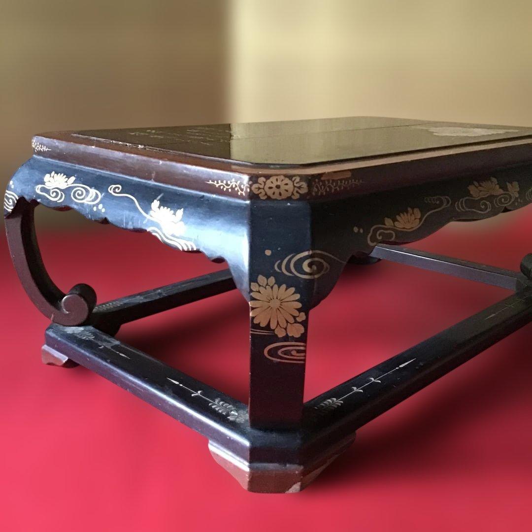 香炉台「大納言公任」和歌　螺鈿細工　江戸期後期〜明治初期