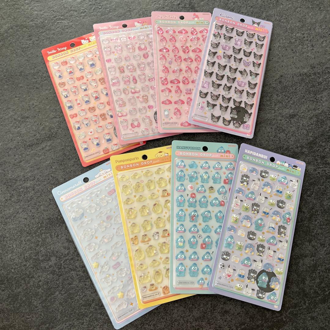 サンリオ　ミニ　mini ボンボンドロップシール