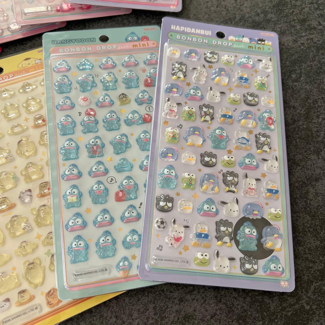 サンリオ　ミニ　mini ボンボンドロップシール