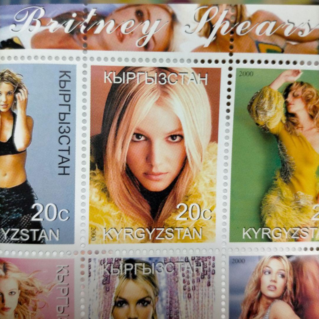 【売約】外国切手 有名俳優・歌手 女性 芸能人シリーズ切手シート未使用  8種