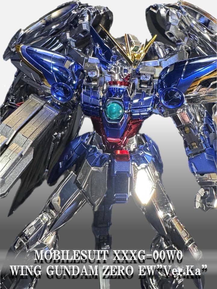 MG 1/100 ウィングガンダムゼロ EW Ver.Ka メッキ加工仕様