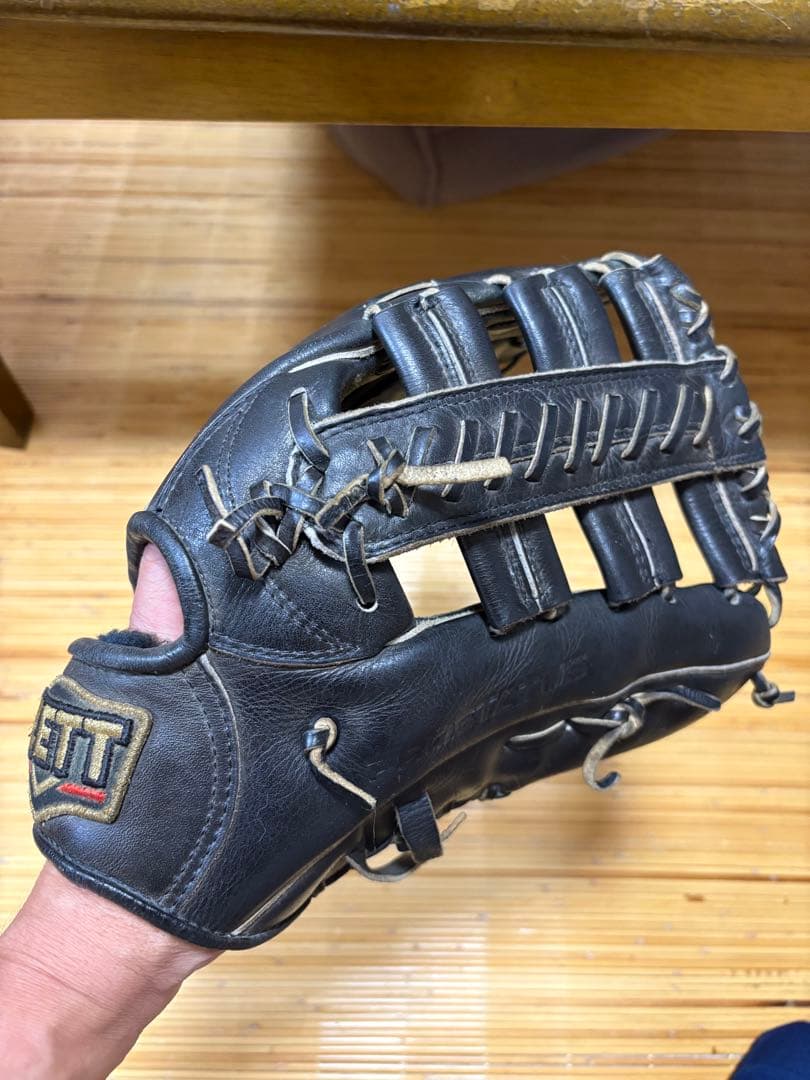 ZETT プロステイタス　軟式　外野用　BRGB 30517 グローブ　黒