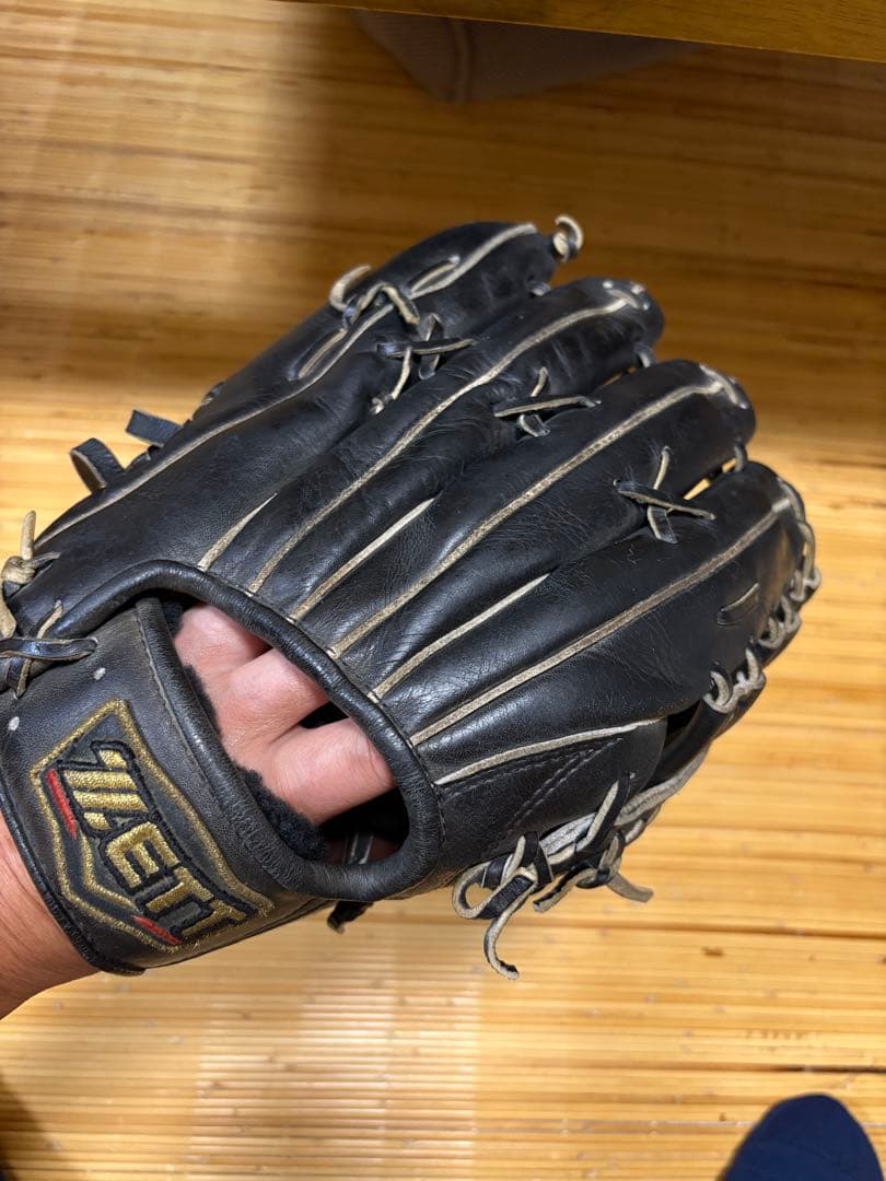 ZETT プロステイタス　軟式　外野用　BRGB 30517 グローブ　黒