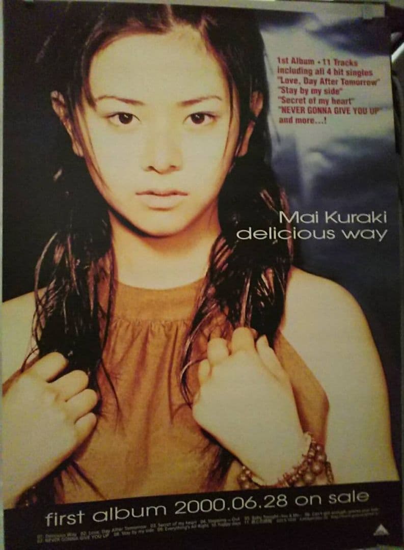 カラー版☆倉木麻衣1stアルバム告知ポスターB2非売品delicious way
