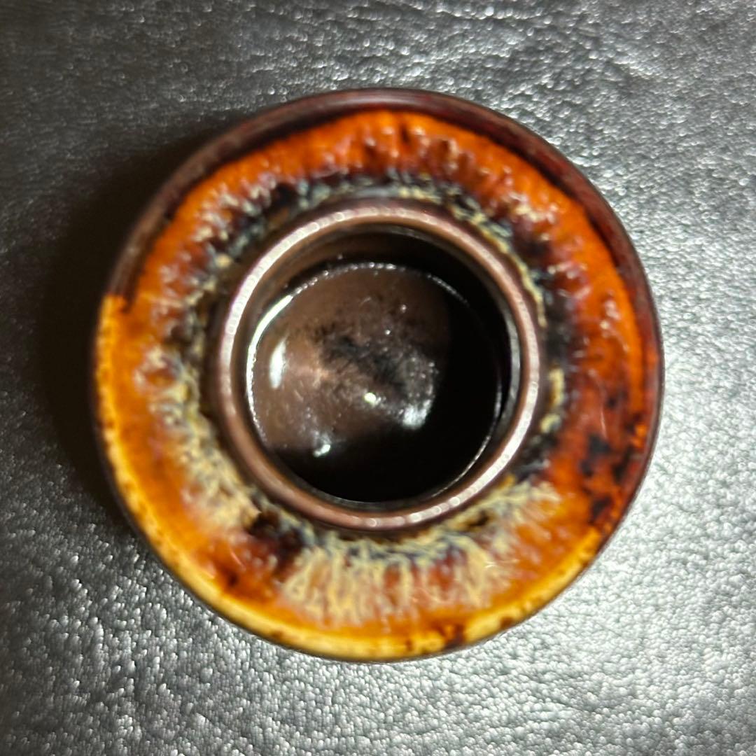 ★茶道具！肩衝 茶入！『桶谷 定一』作！共箱/仕覆！★