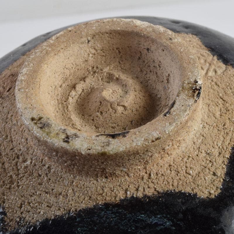 茶道具　楽吉左衛門　黒楽茶碗　V　8866