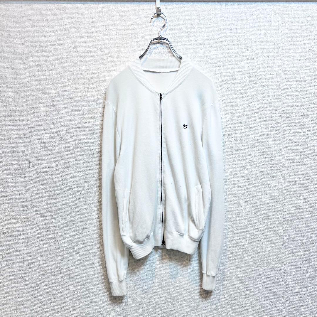 マスターバニーエディション ALFREDO イタリア製 ジップアップカーディガン