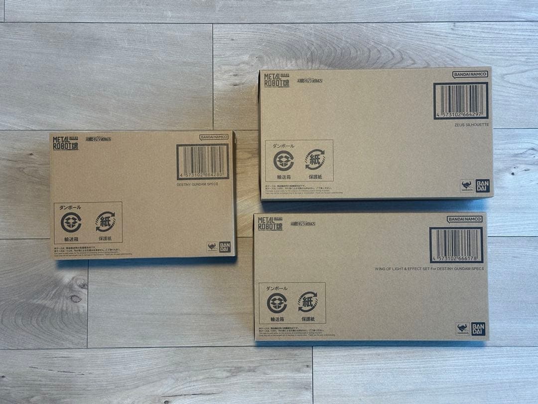 L ROBOT魂　デスティニーガンダムSpec II 3点セット
