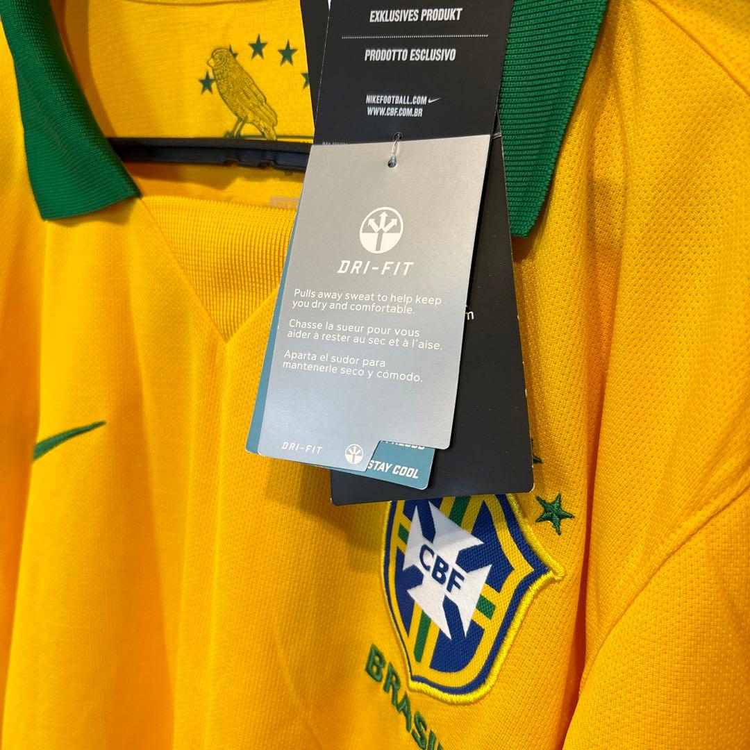 新品 NIKE 2014W杯 ブラジル代表 公式ユニフォーム ゲームシャツ L