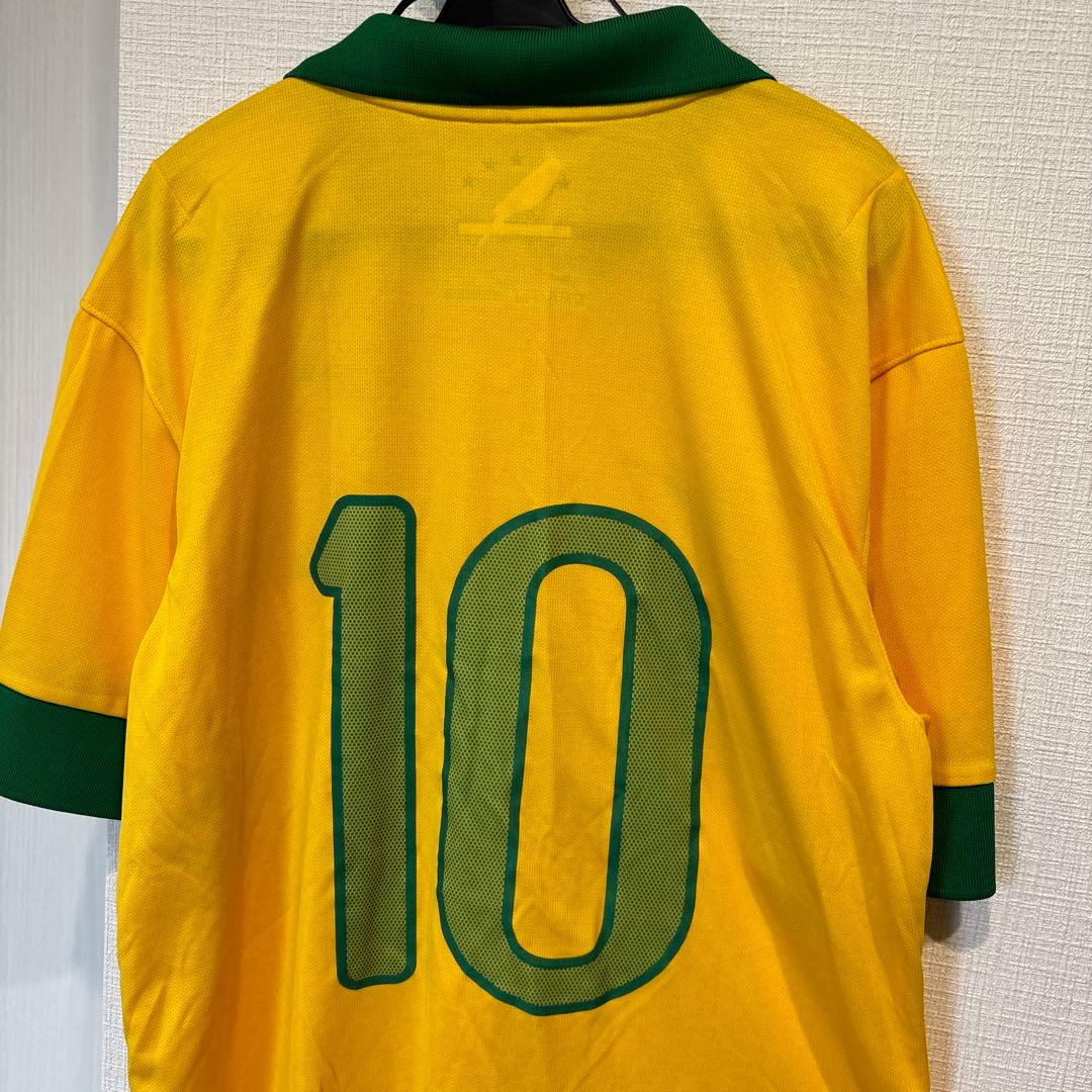 新品 NIKE 2014W杯 ブラジル代表 公式ユニフォーム ゲームシャツ L