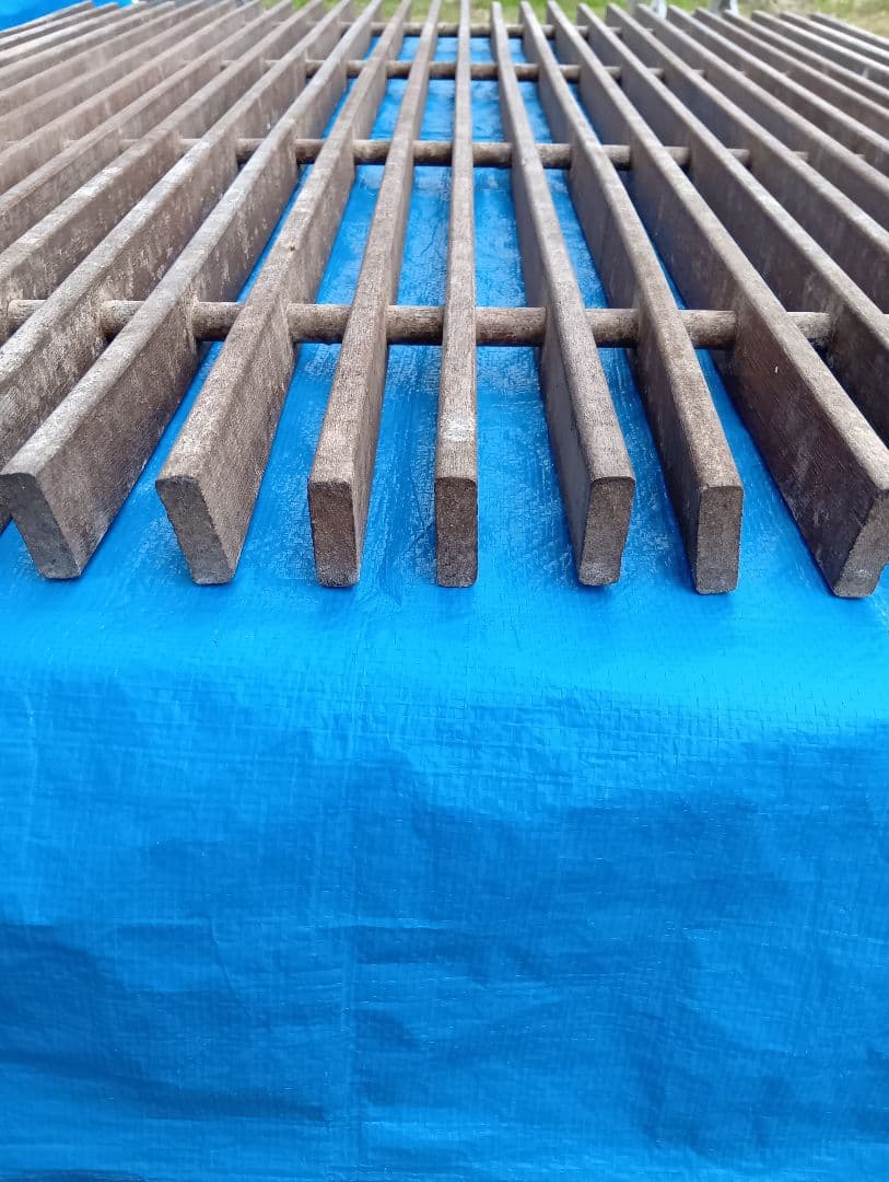 鳩舎 木製スノコ 2枚組 苗木 倉庫 盆栽 小屋 簀子 グレーチング 愛鳩の友.