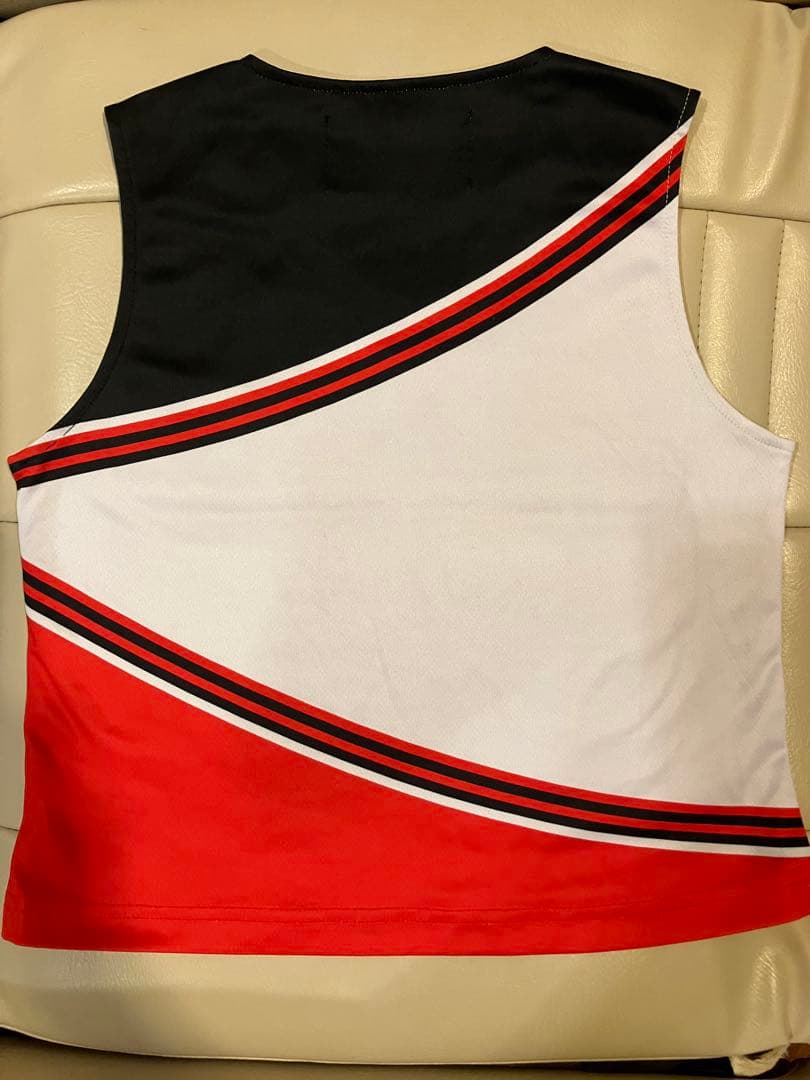 リボン付きチアクラブユニフォーム上下Mセット