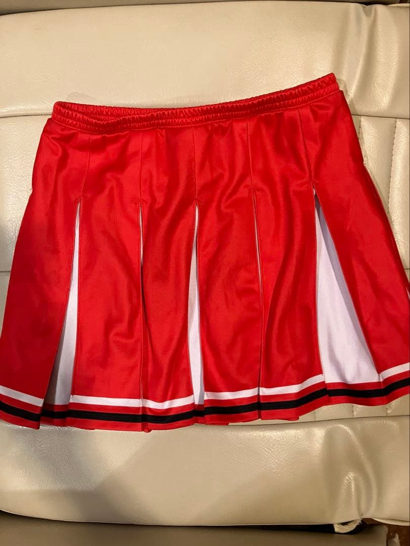 リボン付きチアクラブユニフォーム上下Mセット