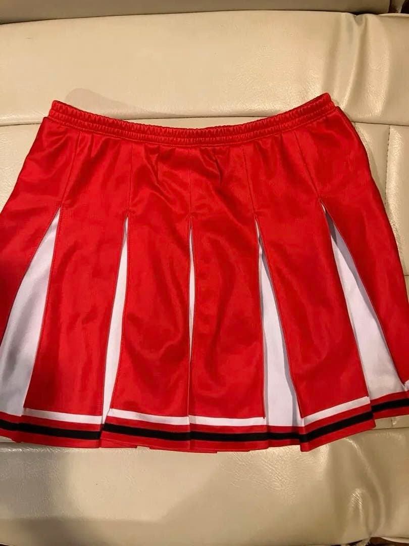 リボン付きチアクラブユニフォーム上下Mセット