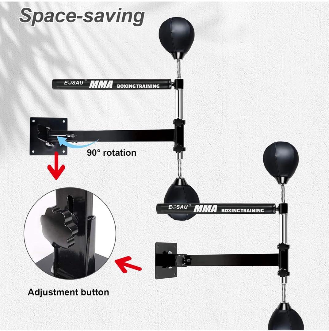 EOSAU スピンバー MMA BOXING 総合格闘技 器具 ボールあり