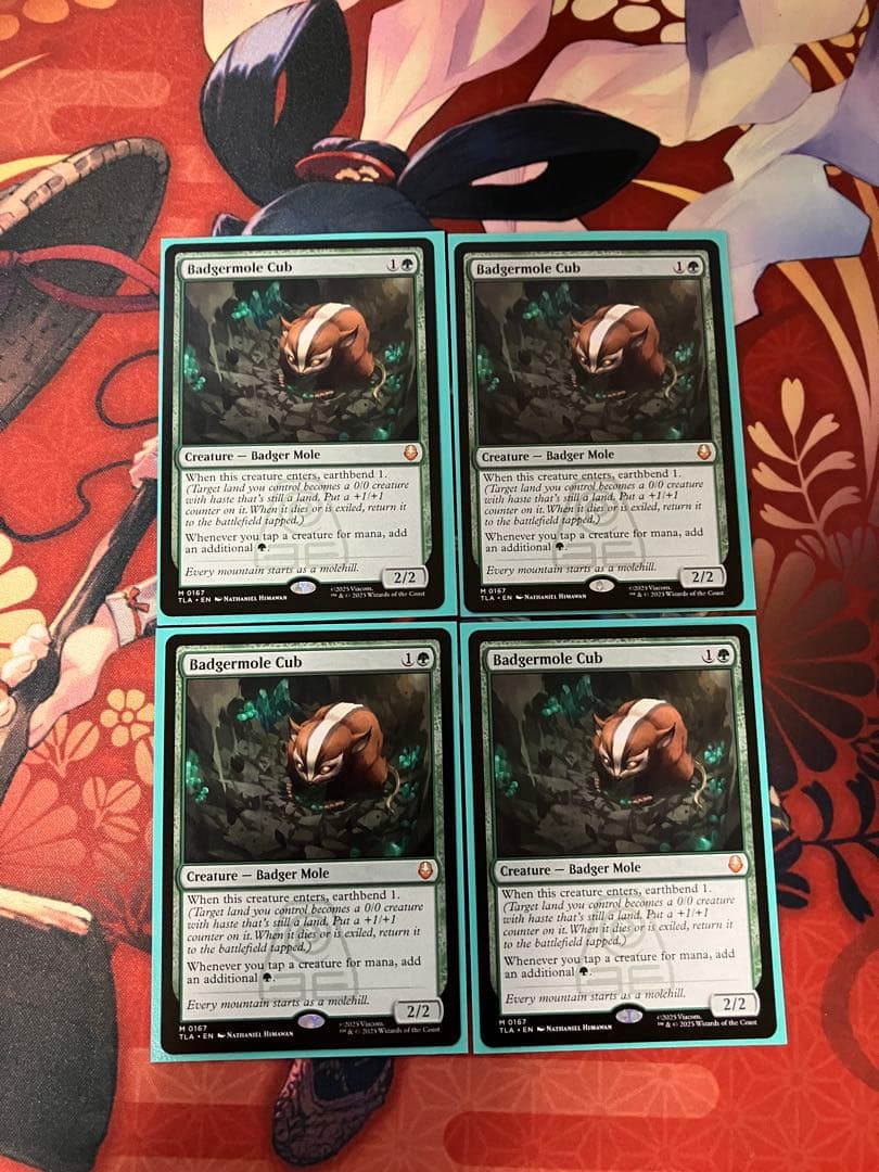 アナグマモグラの仔　英語版　non foil 4枚