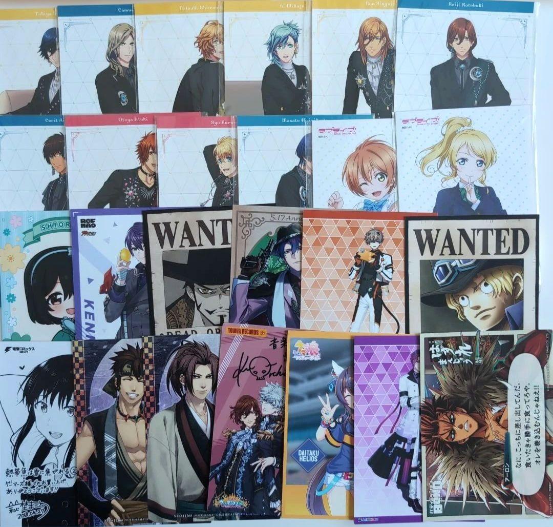 アニメ　マンガ　キャラ物　紙類　カード　まとめ売り　約400点