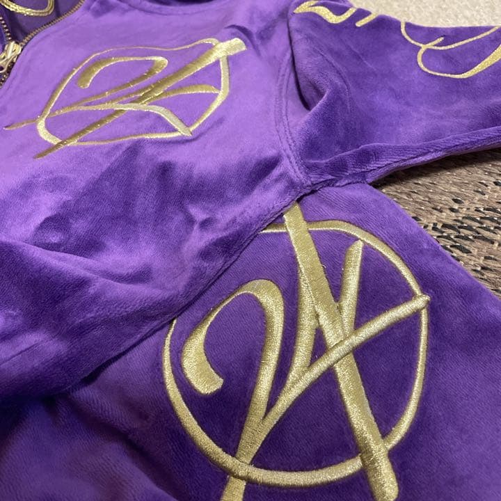 EXILE 24karats セットアップ ジャージ タカヒロ 刺繍 パープル