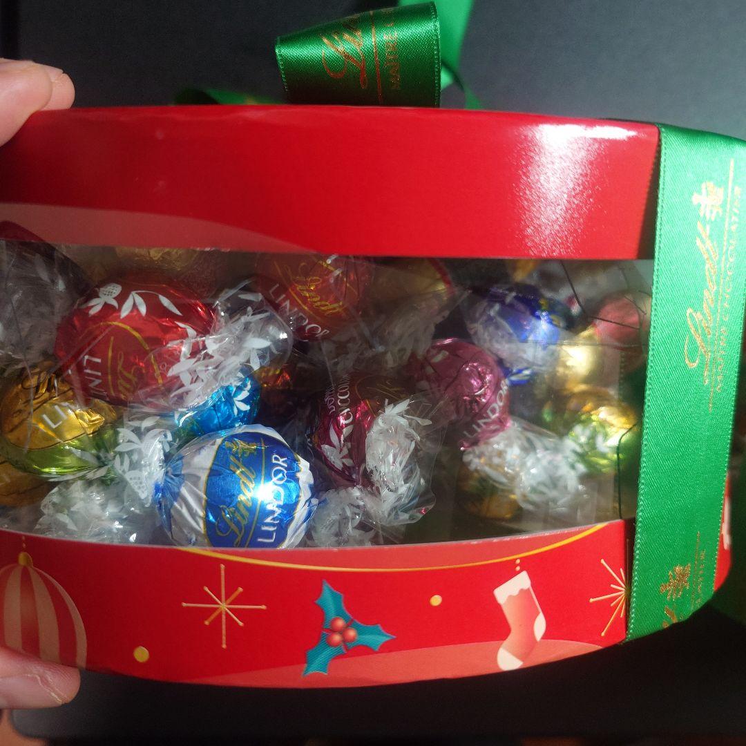 リンドール リンツ 2025クリスマスギフトボックス 80個入 ×2セット