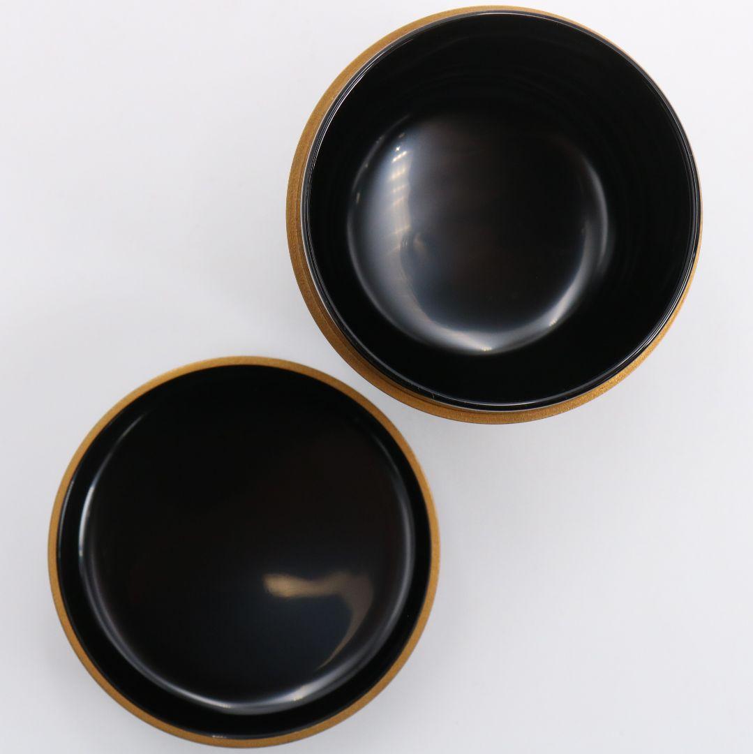 角出俊平作 曳舟蒔絵 中棗 茶道具 共箱　V994