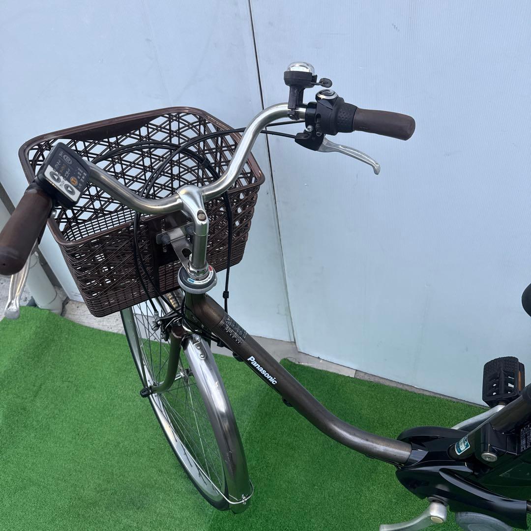 Panasonicパナソニック電動アシスト自転車26インチ8.9Ah ブラウン