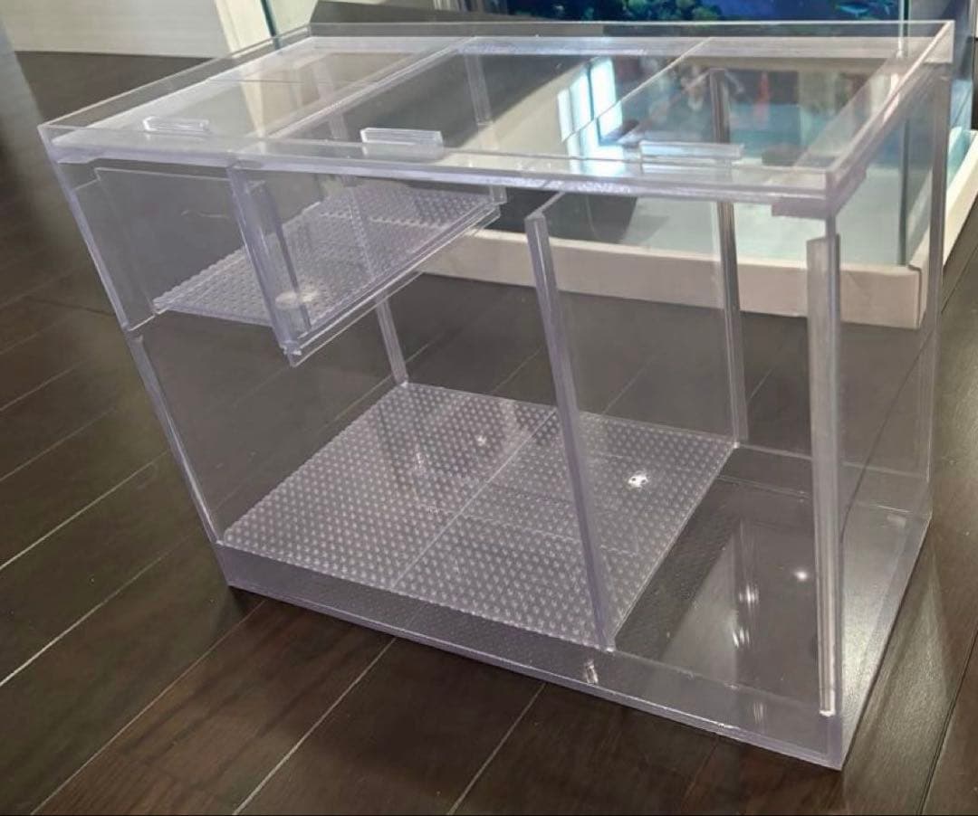 クロミス オーバーフロー水槽60x30x36,アクリル濾過槽,Rioポンプ