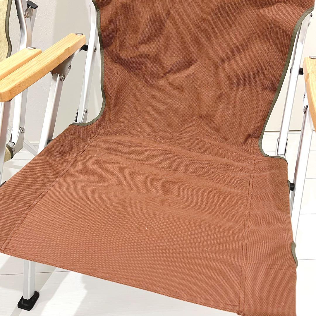  Peak スノーピーク ローチェア30 ブラウン カーキ 2脚セット